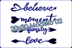 - Stencil 20x30cm Modelo 002 -